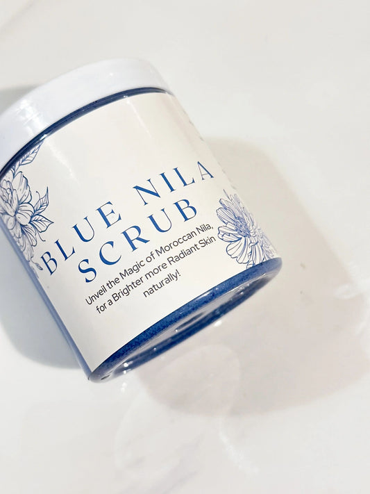 Oudh scented Morrocan blue nila body scrub