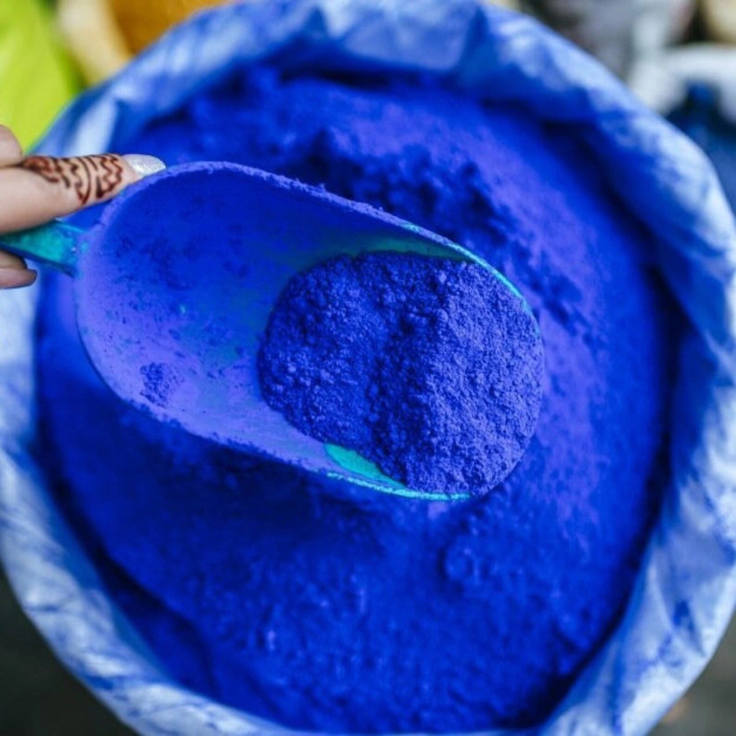 Moroccan blue nila powder for facemask