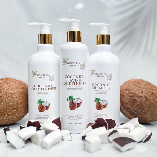 Coconut shampoo & conditioning set